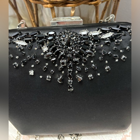 Black clip bag with stones - Picture 2 of 5